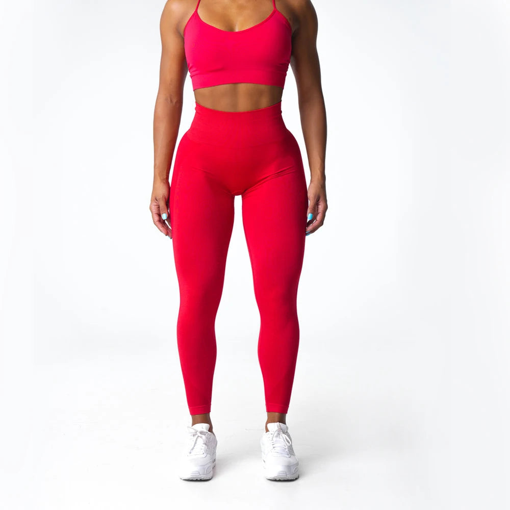 NVGTN Seamless Spandex Contour 2.0 Seamless Leggings for Running Yoga Workout Women High Waist Seamless Workout Leggings Yoga