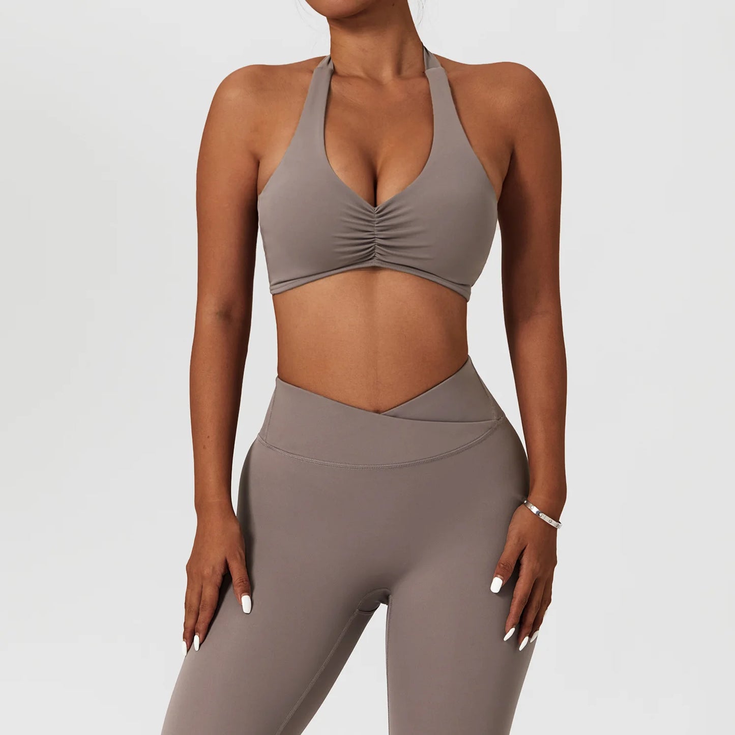 Seamless Yoga Set Workout Outfits Women Athletic Wear 2PCS Sport Bra High Waist Shorts Yoga Leggings Sets Fitness Gym Clothing