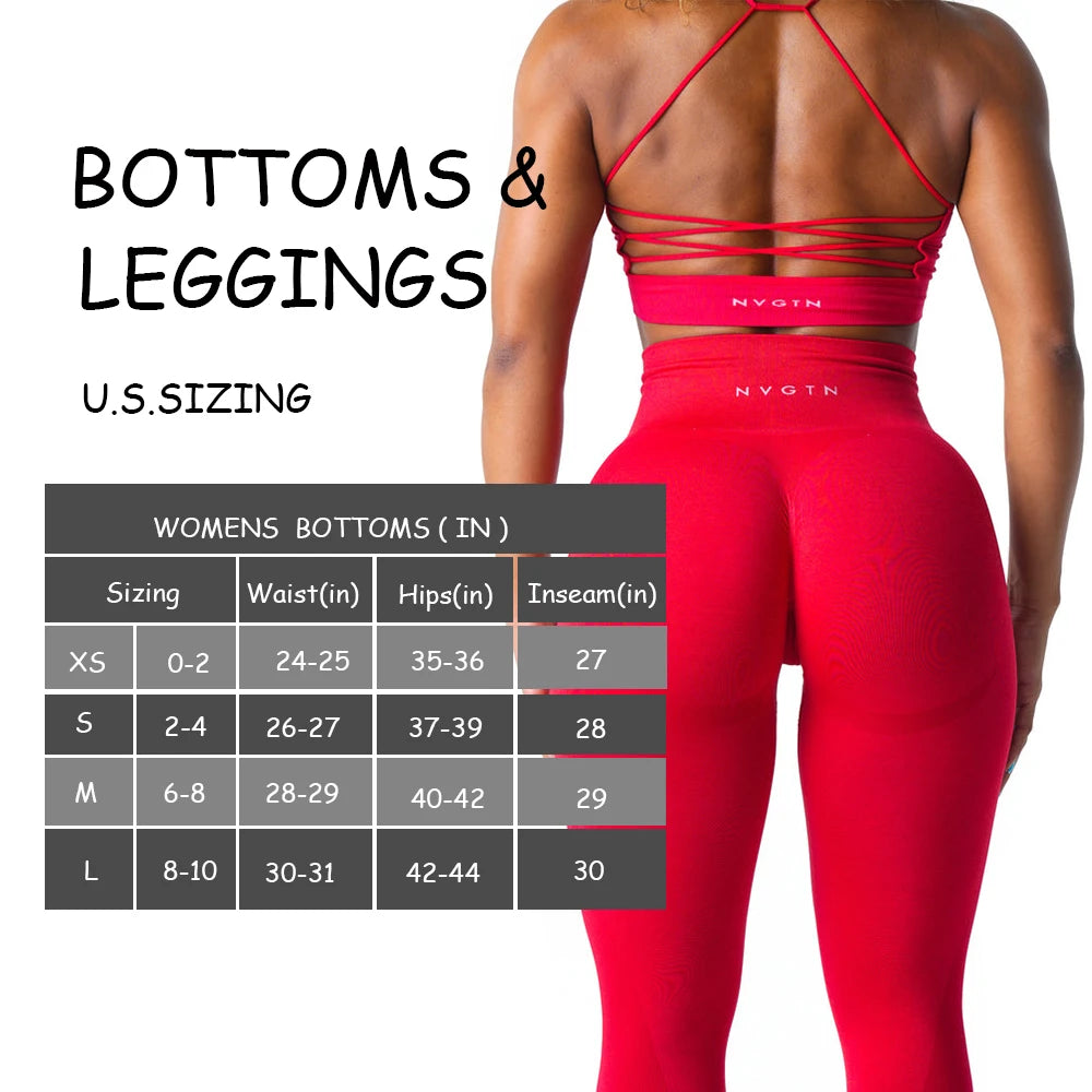 NVGTN Seamless Spandex Contour 2.0 Seamless Leggings for Running Yoga Workout Women High Waist Seamless Workout Leggings Yoga
