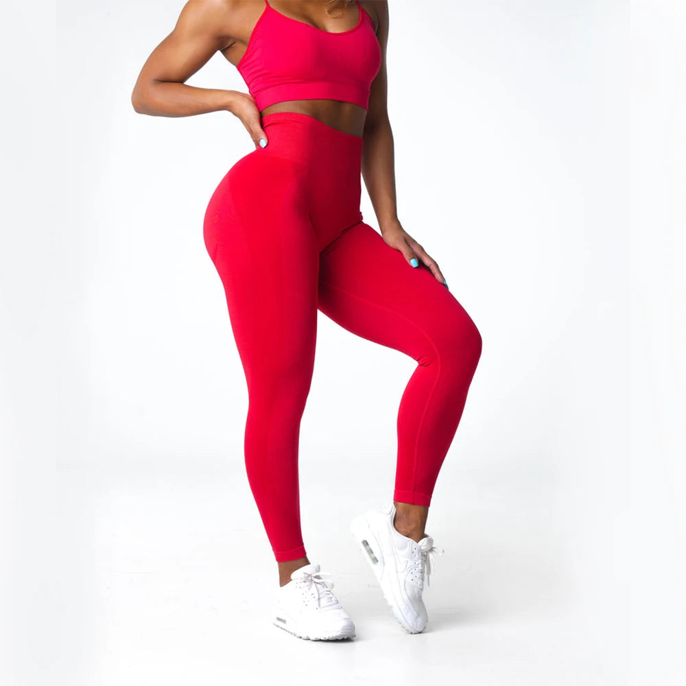 NVGTN Seamless Spandex Contour 2.0 Seamless Leggings for Running Yoga Workout Women High Waist Seamless Workout Leggings Yoga
