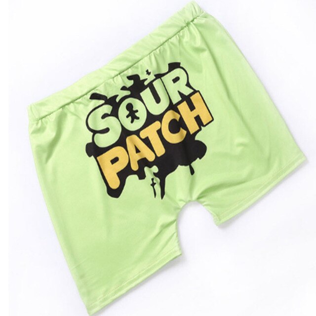 2020 Hot Sale Womens Shorts Candy Snack Sexy Print Shorts Summer Casual High Waist Short Pants Sports Outdoor Pants Wholesale