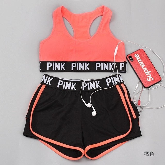 2020 new Gym Set Women Yoga Set  Women Workout Clothes Gym Wear Jogging Sport Set Women Fitness Clothing Conjunto Sport Mujer