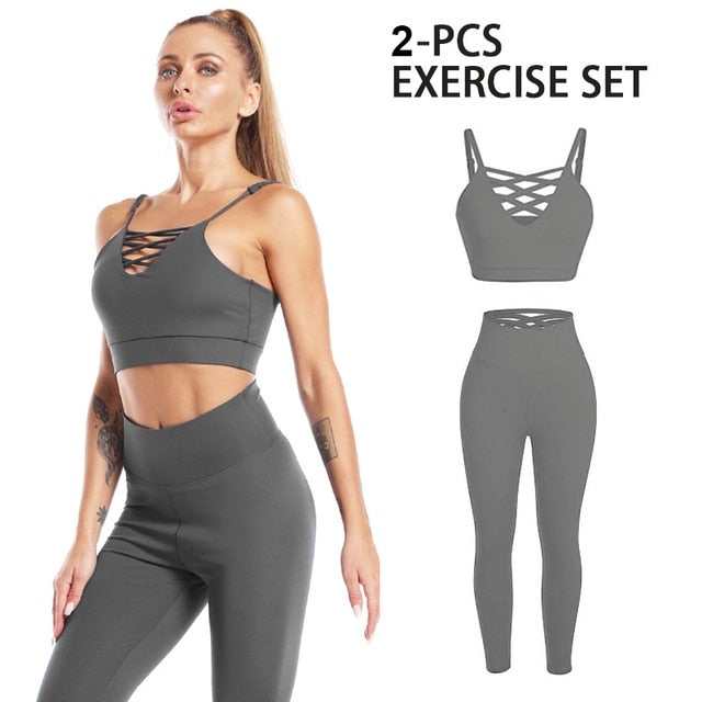 3Pcs Gym Set Women Seamless Yoga Set Sport Suit Long Sleeve Tracksuit Gym Clothing Women Workout Set Seamless Outfits