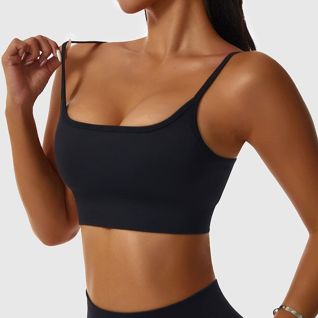 ASHEYWR New Seamless Sets Women Workout Shockproof Gather Undershirt Bra Two-Piece Set Slim Push Up Leggings Fitness Suit Female