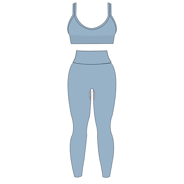 ASHEYWR New Seamless Sets Women Workout Shockproof Gather Undershirt Bra Two-Piece Set Slim Push Up Leggings Fitness Suit Female