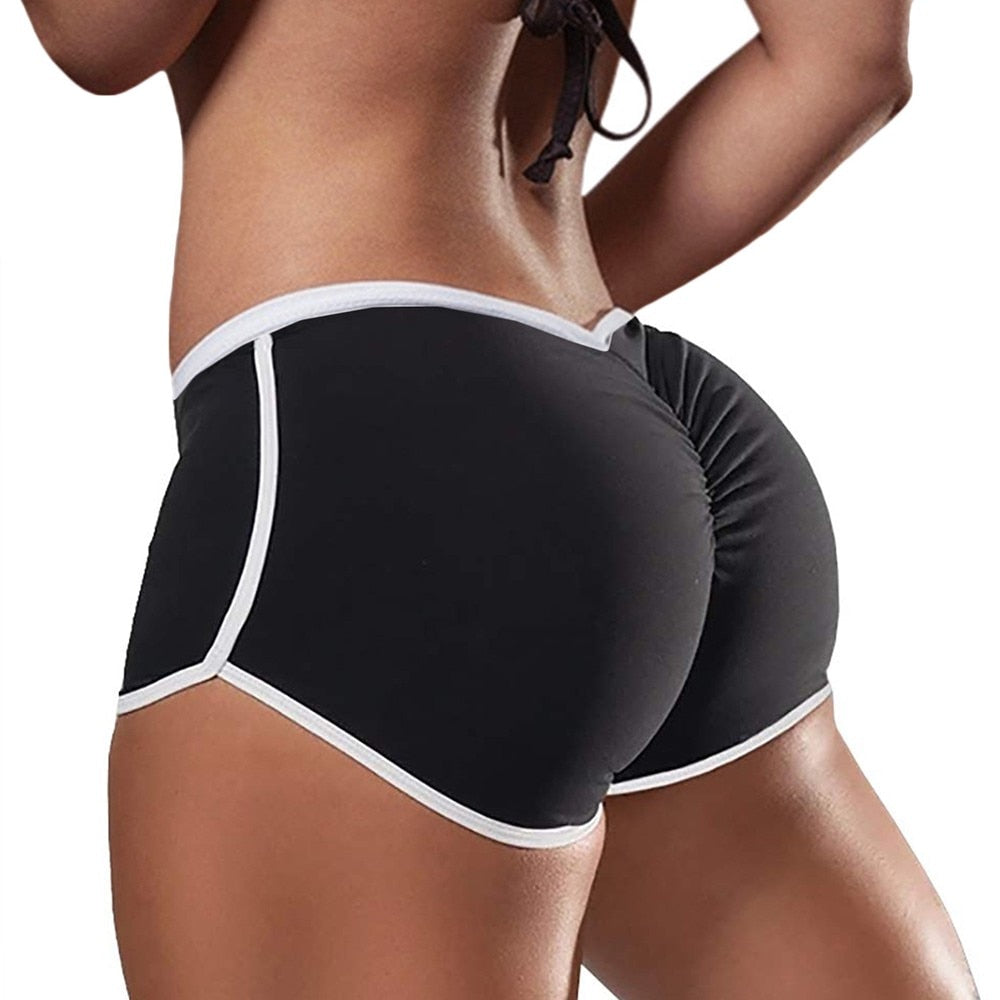 Women Workout Shorts Gym Jogging Short Breathable Sports Fitness Biker Panties Solid Color Thin Skinny Butt Lifting Sexy
