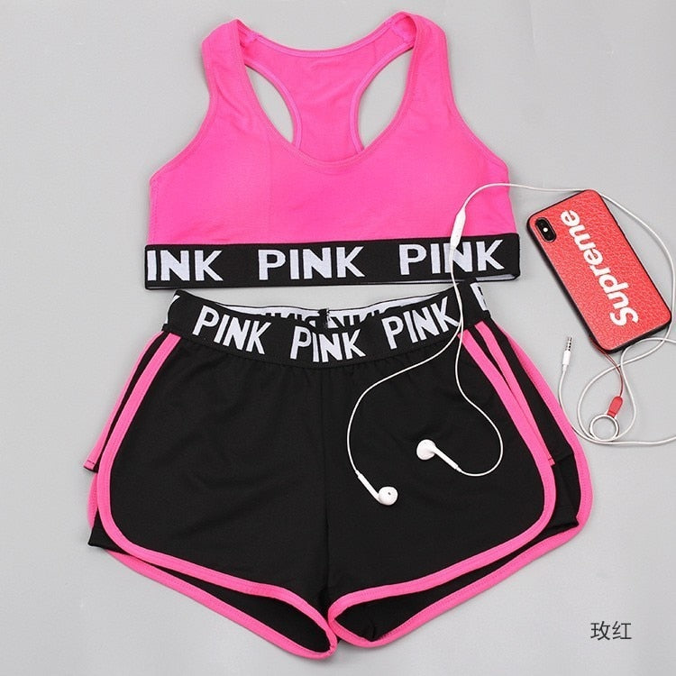 2020 new Gym Set Women Yoga Set  Women Workout Clothes Gym Wear Jogging Sport Set Women Fitness Clothing Conjunto Sport Mujer