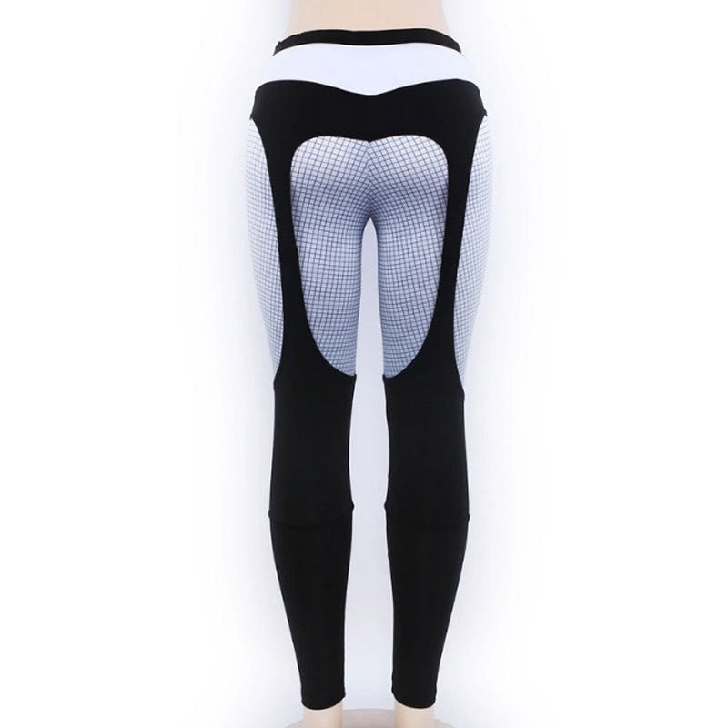 Leggings For Women Workout Push Up Leggins Women Sportswear Plaid Gradient Color Leggings Female Pants Gothic Fitness Leggins