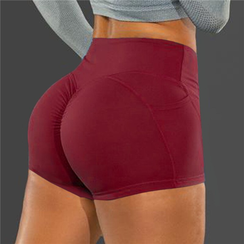 Women Workout Fitness Shorts Seamless Biker Shorts Women High Waist Female Clothing Push Up Short Elasticity Breathable 2023