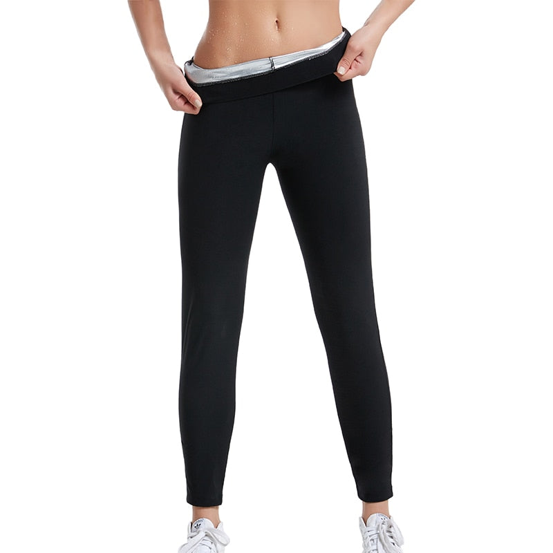 CXZD Body Shaper Pants Sauna Shapers Hot Sweat Sauna Effect Slimming Pants Fitness Shapewear Workout Gym Leggings Fitness Pants