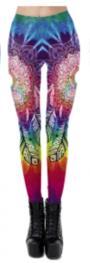 NADANBAO Seven Chakra Mandala Leggings Women Workout Pants Aztec Round OM Printed Leggins Fashion Outdoor Legins