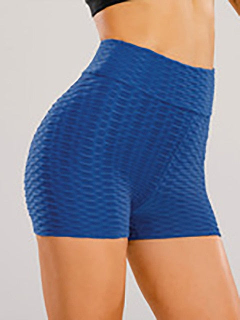 NORMOV Yoga Shorts Anti Cellulite Shorts High Waist Push Up Gym Shorts Fitness Sports Shorts Solid Women Workout Shorts Summer