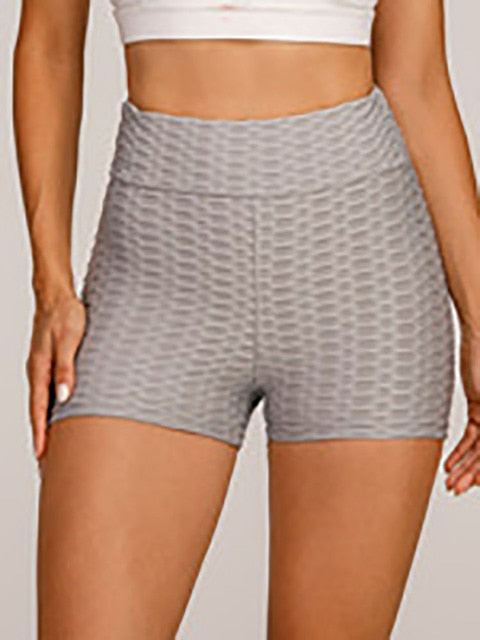 NORMOV Yoga Shorts Anti Cellulite Shorts High Waist Push Up Gym Shorts Fitness Sports Shorts Solid Women Workout Shorts Summer