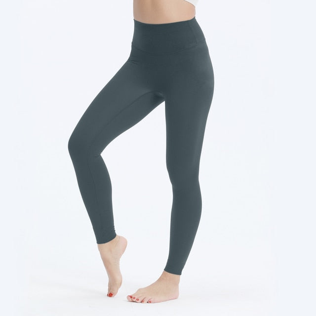 Nepoagym 28 Inch Inseam RHYTHM Women Workout Leggings Full Length No Front Seam Buttery Soft Yoga Pants Gym Tights