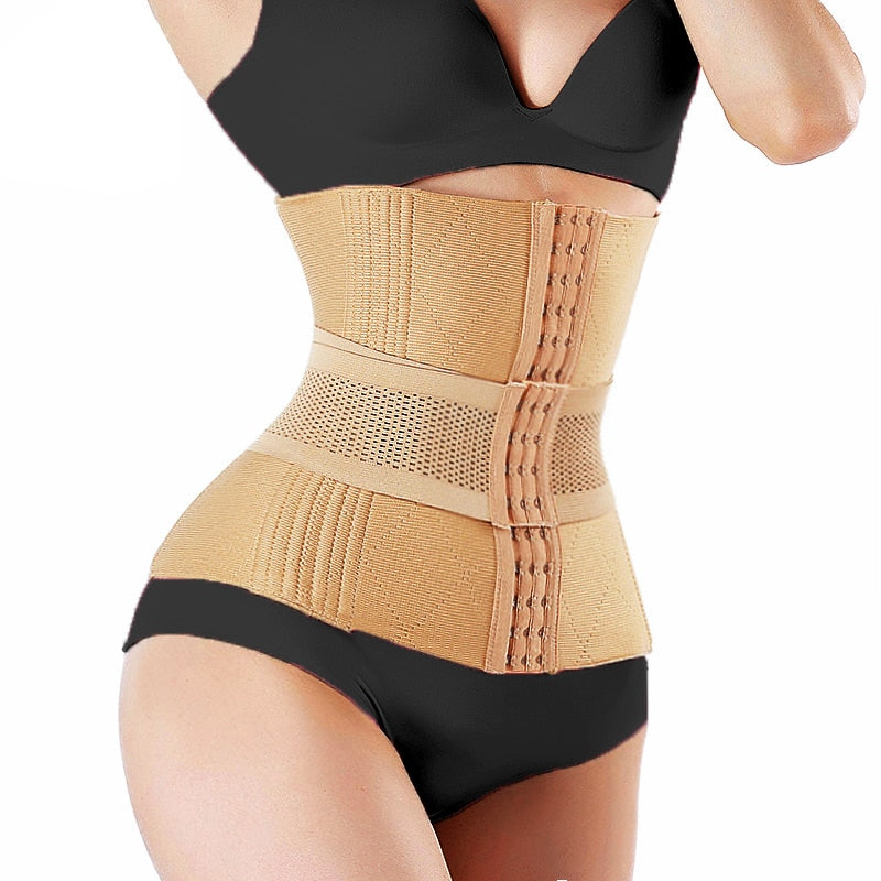 Dress Slimming Waist Trainer Modeling Belt Shapewear Waist Cincher Body Shaper Fat Compression Strap Girdles Firm Corset XXS XS