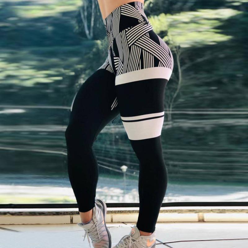 LAISIYI New Women 3D Print Leggins Women Workout Leggings High Waist Slim Fitness Legging Sporting 25 Styles Pants
