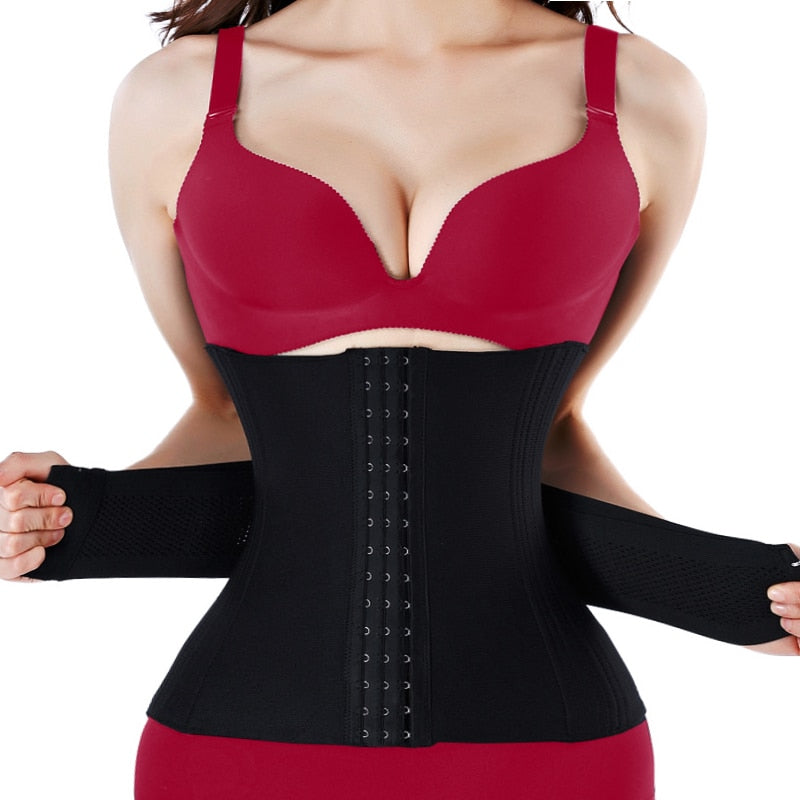 Dress Slimming Waist Trainer Modeling Belt Shapewear Waist Cincher Body Shaper Fat Compression Strap Girdles Firm Corset XXS XS