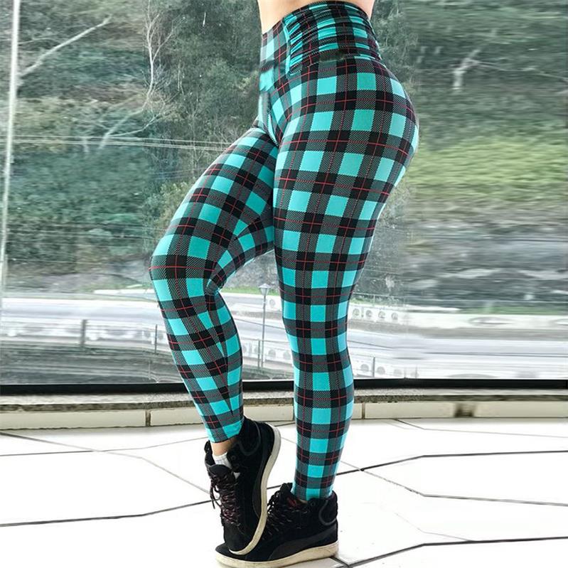 LAISIYI New Women 3D Print Leggins Women Workout Leggings High Waist Slim Fitness Legging Sporting 25 Styles Pants