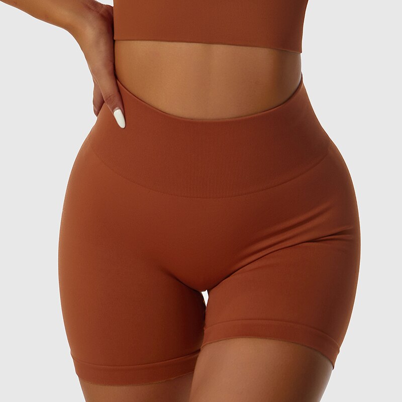ASHEYWR New Seamless Sets Women Workout Shockproof Gather Undershirt Bra Two-Piece Set Slim Push Up Leggings Fitness Suit Female