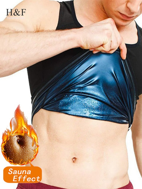 Sweat Sauna Body Shapers Vest Waist Trainer Tops Slimming Compression Shapewear Waist Shaper Corset for Men Women Workout Shirt