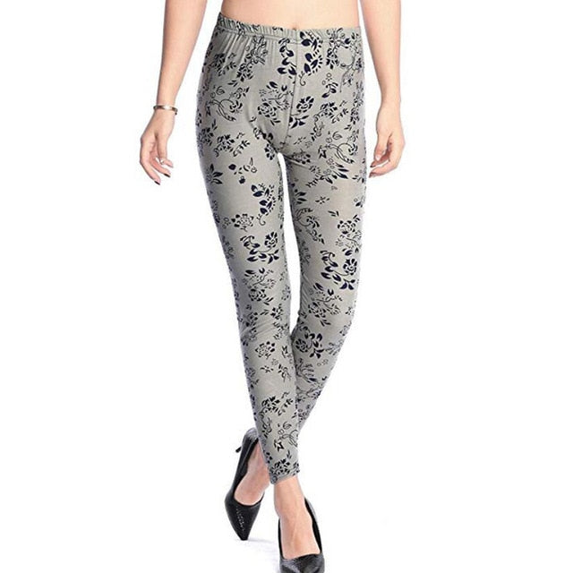 Women Comic Leggings Cartoon Printed Leggins high Stretch Girls Legging Punk Rock Leggin Disco Pants Evening Clubwear 9 styles