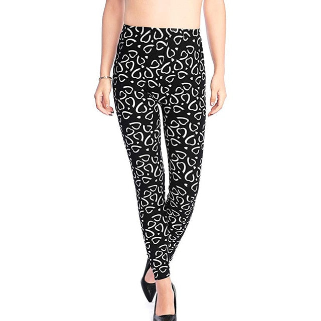 Women Comic Leggings Cartoon Printed Leggins high Stretch Girls Legging Punk Rock Leggin Disco Pants Evening Clubwear 9 styles