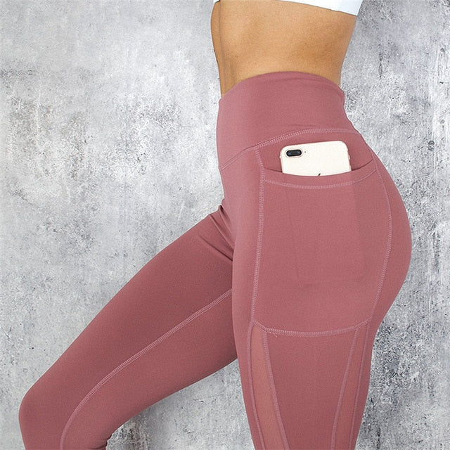 SVOKOR Fitness Women Leggings Push up Women High Waist Pocket Workout Leggins 2019 Fashion Casual Leggings Mujer 3 Color