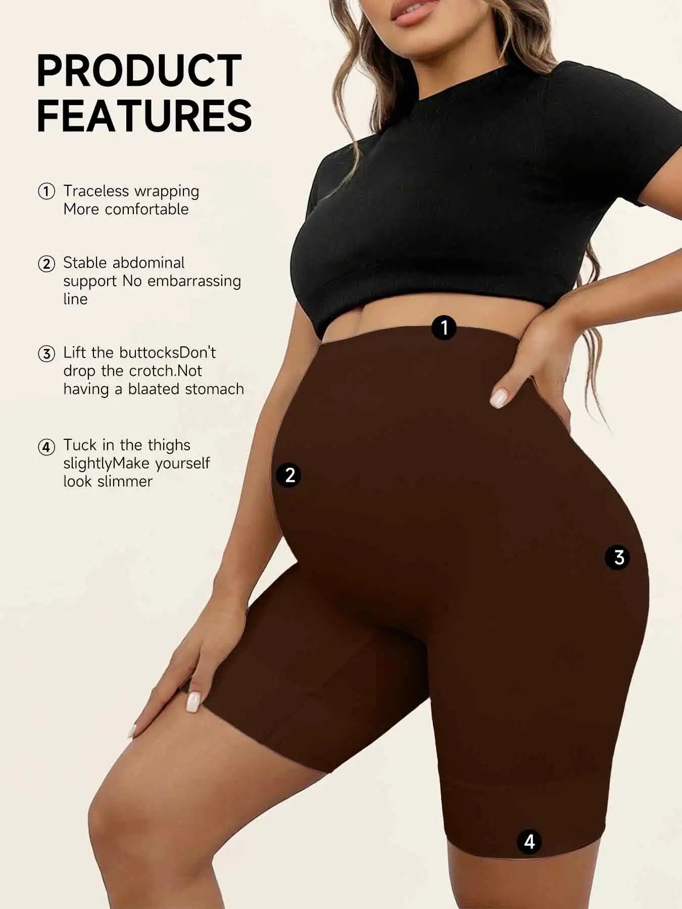 Maternity Leggings Short High Waist Sport Hip Clothes Pregnant Woman Yoga Fitness Sports Clothing Slim Fashion Shorts Clothes