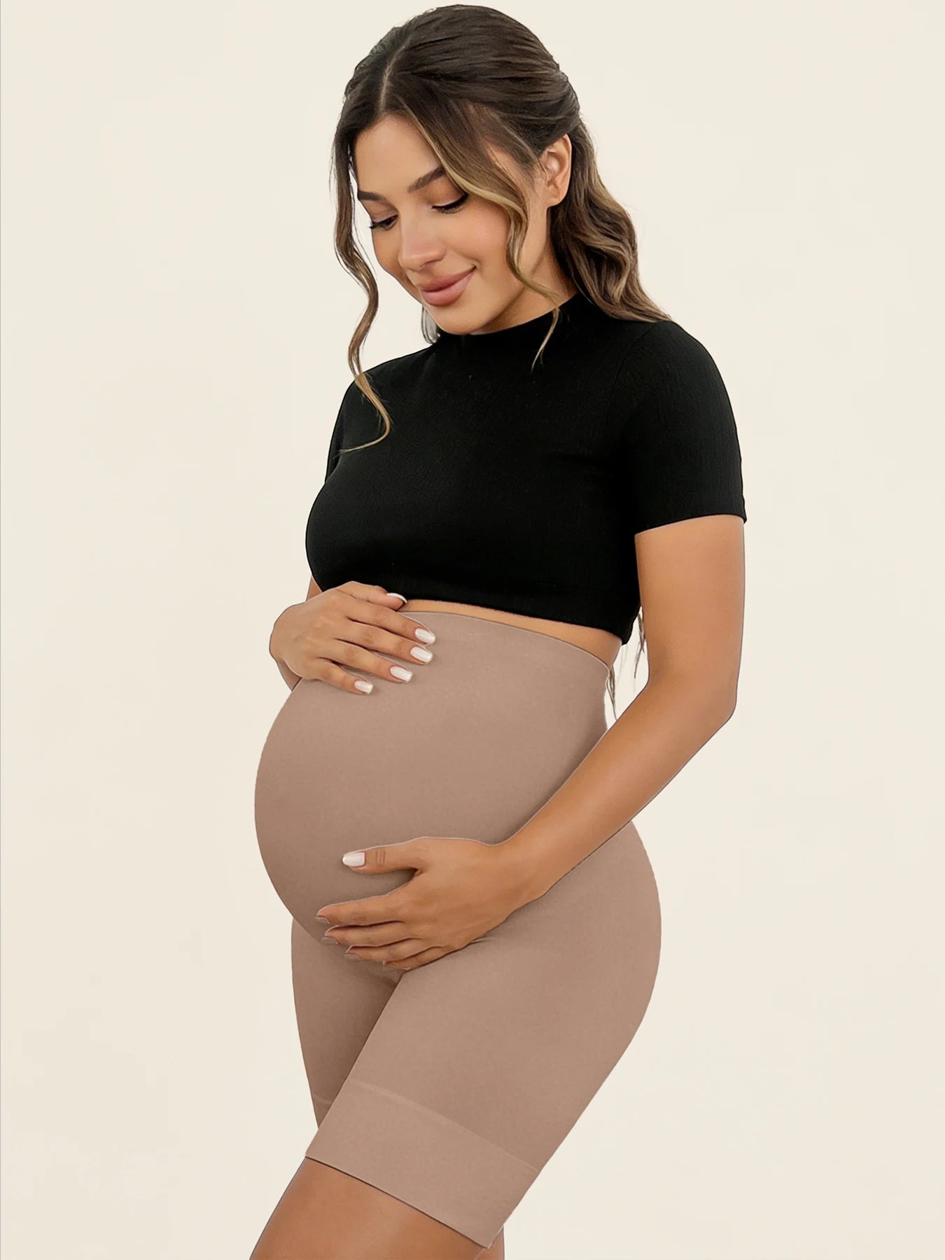 Maternity Leggings Short High Waist Sport Hip Clothes Pregnant Woman Yoga Fitness Sports Clothing Slim Fashion Shorts Clothes