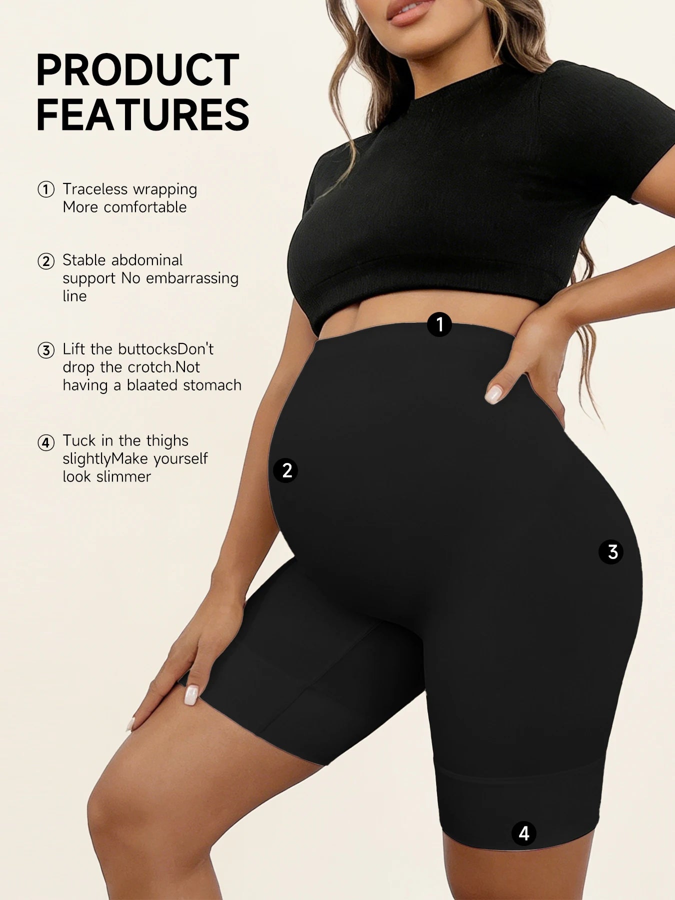 Maternity Leggings Short High Waist Sport Hip Clothes Pregnant Woman Yoga Fitness Sports Clothing Slim Fashion Shorts Clothes