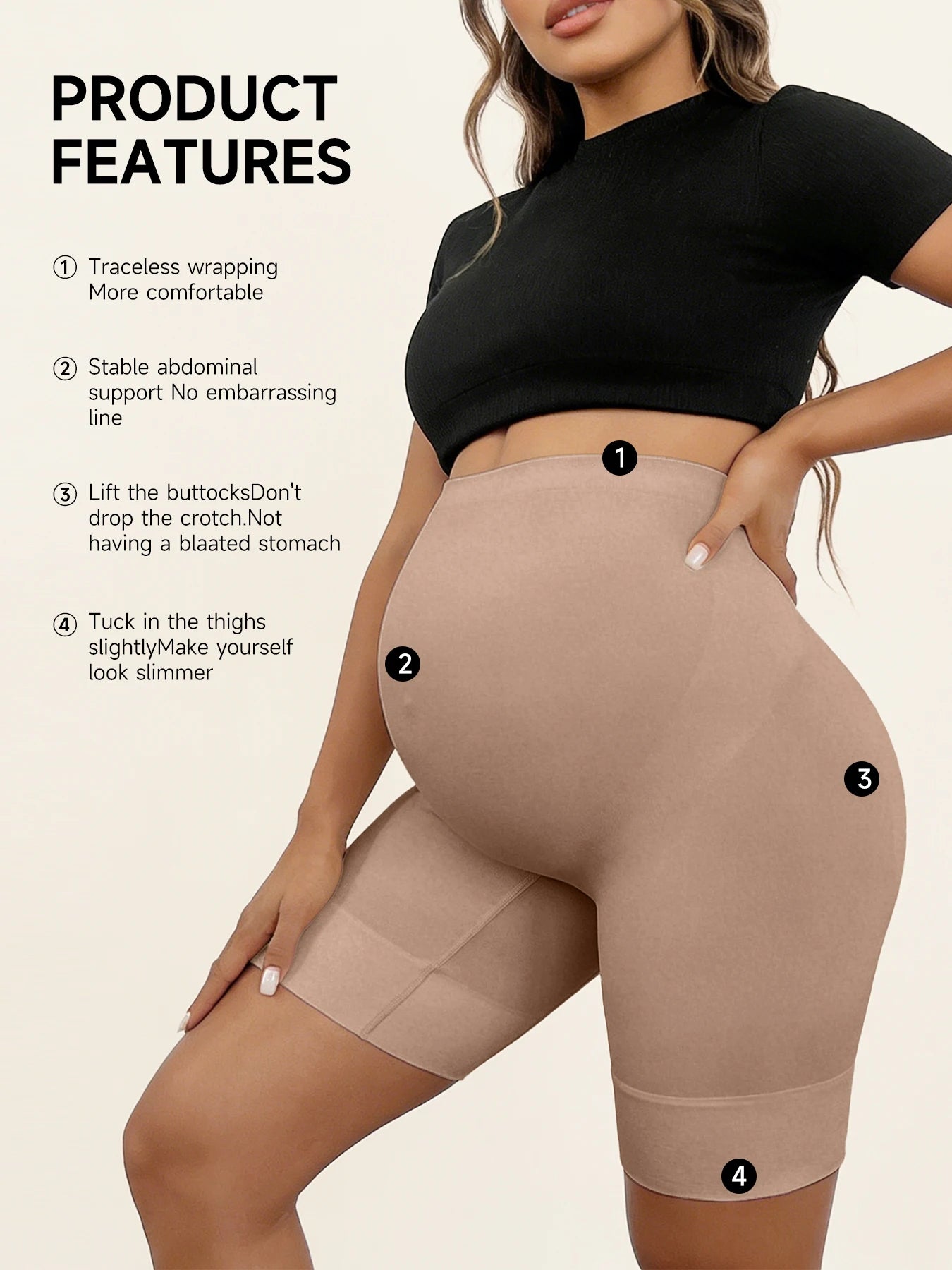 Maternity Leggings Short High Waist Sport Hip Clothes Pregnant Woman Yoga Fitness Sports Clothing Slim Fashion Shorts Clothes