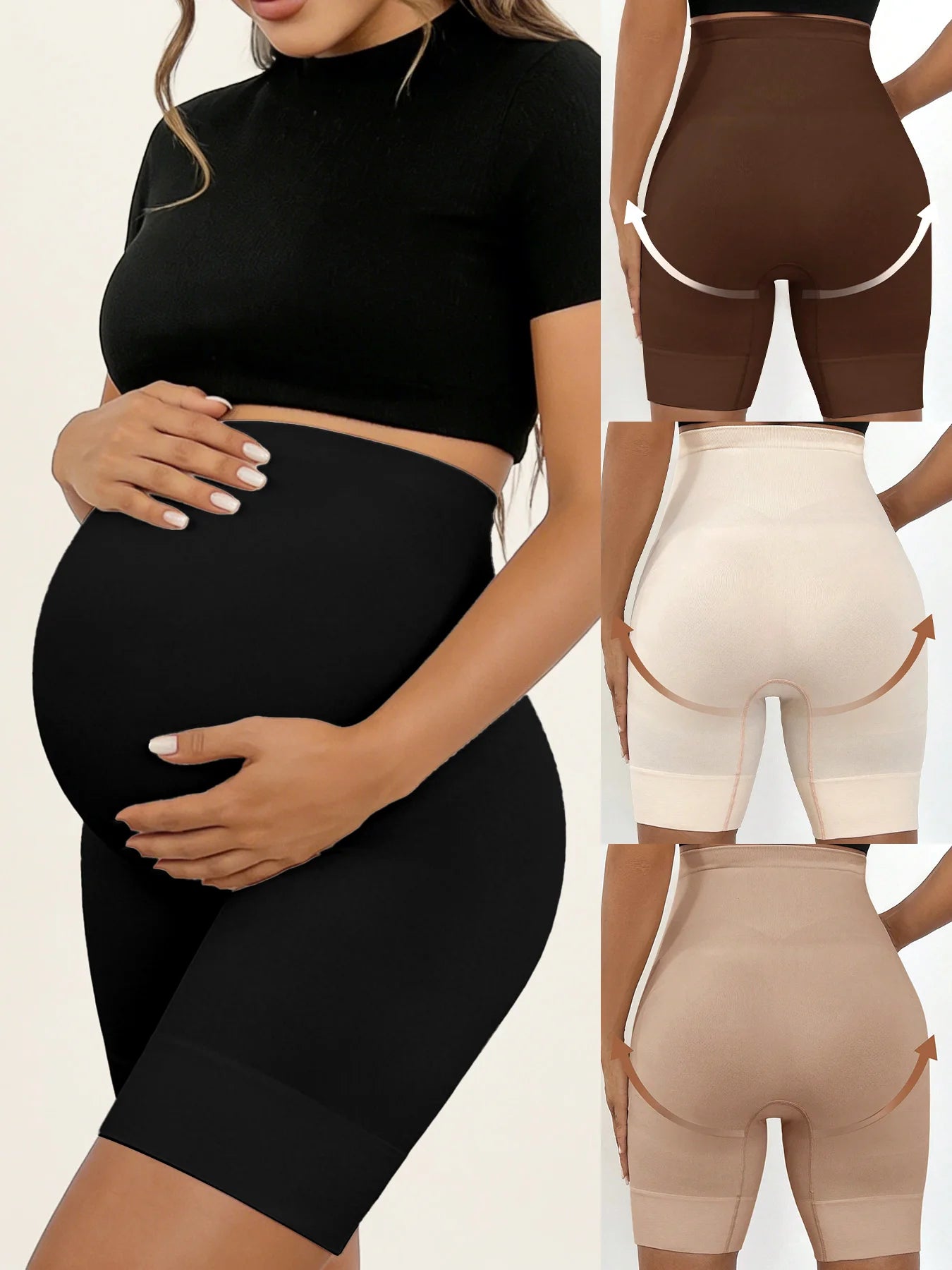 Maternity Leggings Short High Waist Sport Hip Clothes Pregnant Woman Yoga Fitness Sports Clothing Slim Fashion Shorts Clothes