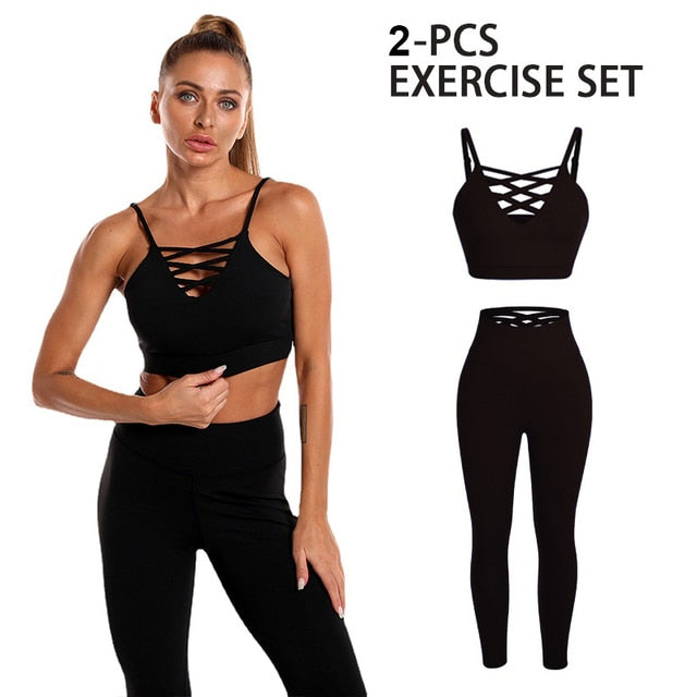 3Pcs Gym Set Women Seamless Yoga Set Sport Suit Long Sleeve Tracksuit Gym Clothing Women Workout Set Seamless Outfits