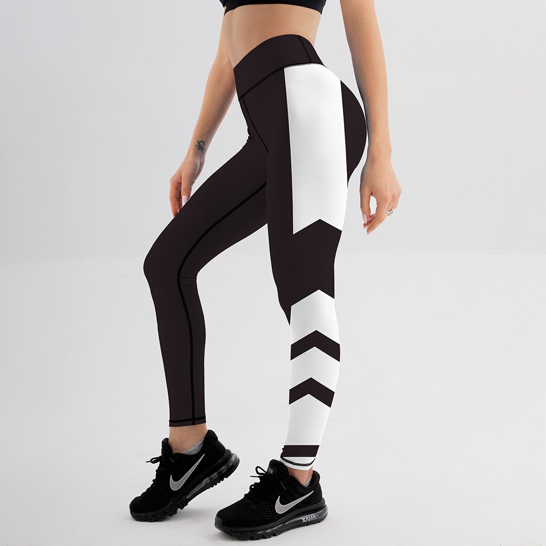 New Sexy High Waist Fitness Printed Leggings Women Workout Push Up Legging Fashion Bodybuilding Jeggings Women Pants