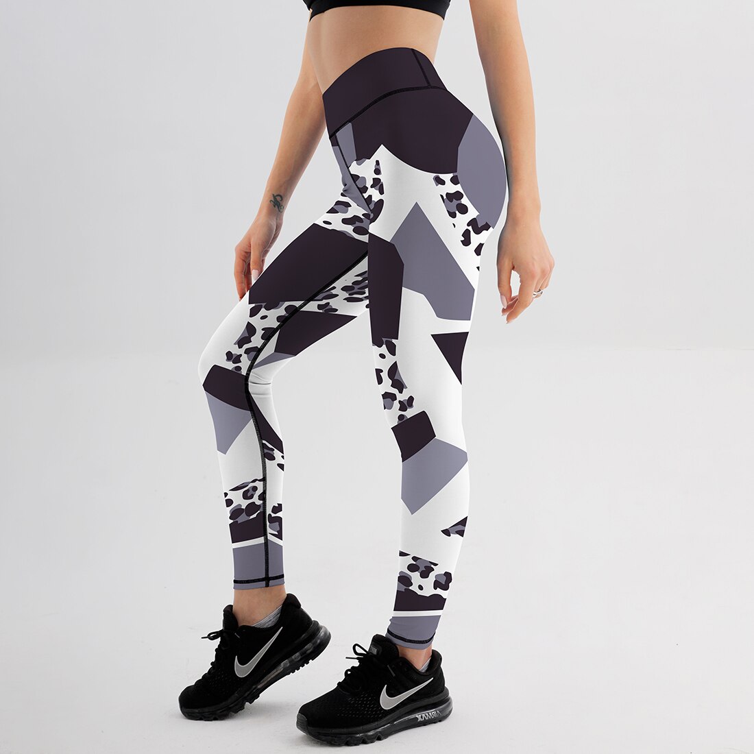 New Sexy High Waist Fitness Printed Leggings Women Workout Push Up Legging Fashion Bodybuilding Jeggings Women Pants