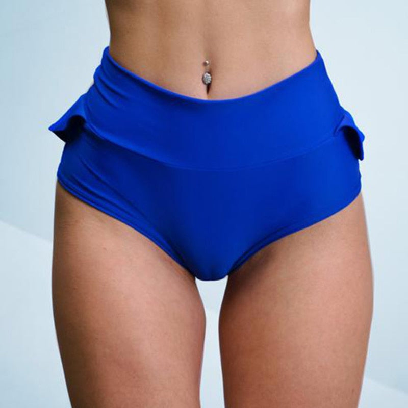 Shorts Women Skirts Pants High Waist Pole Dance Ruffled Hot Short Pant Sports Mini Tight Pleated Fitness Yoga Shorts Summer