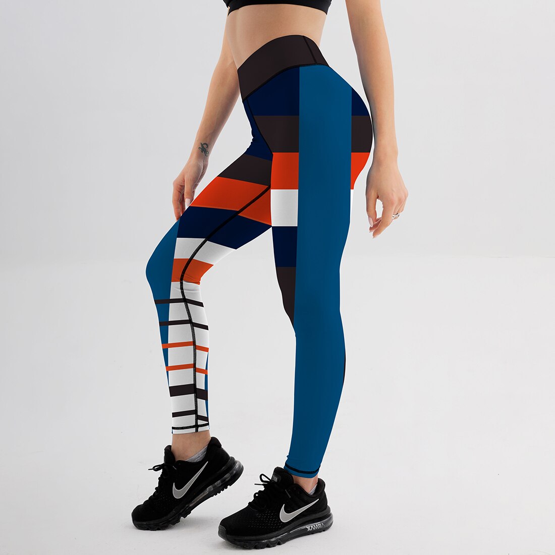 New Sexy High Waist Fitness Printed Leggings Women Workout Push Up Legging Fashion Bodybuilding Jeggings Women Pants