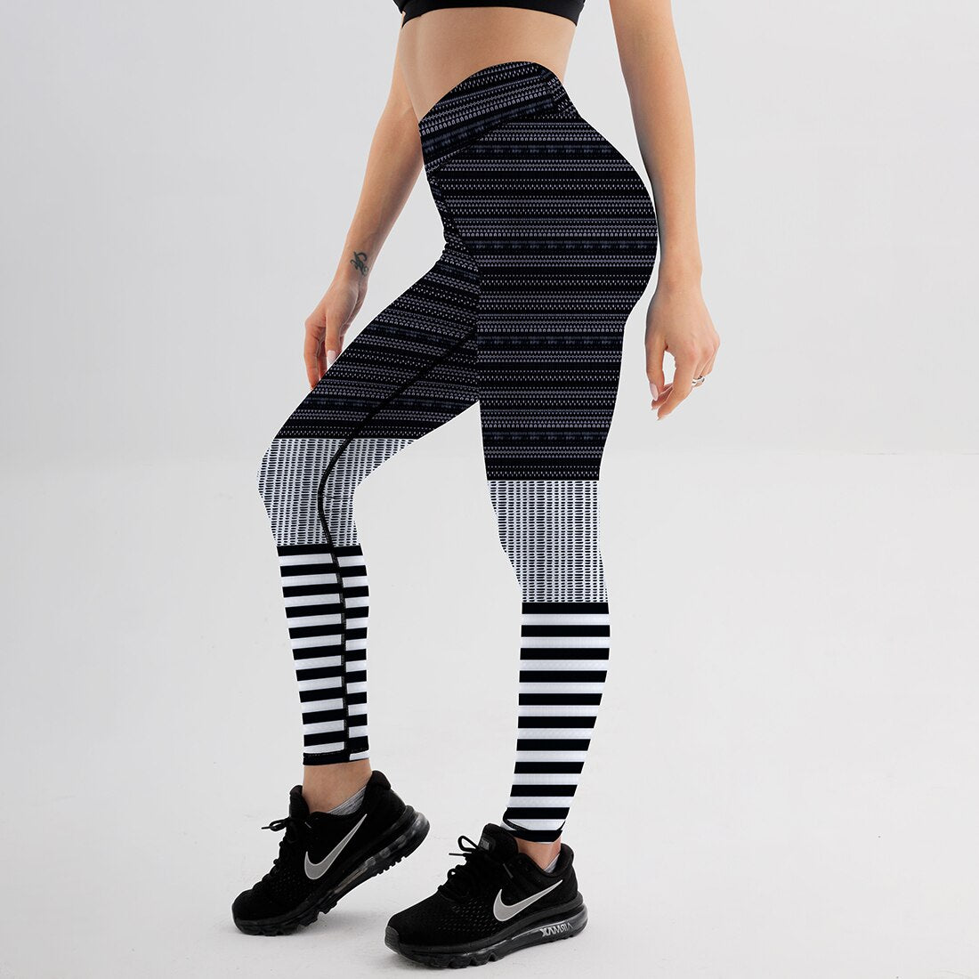 New Sexy High Waist Fitness Printed Leggings Women Workout Push Up Legging Fashion Bodybuilding Jeggings Women Pants