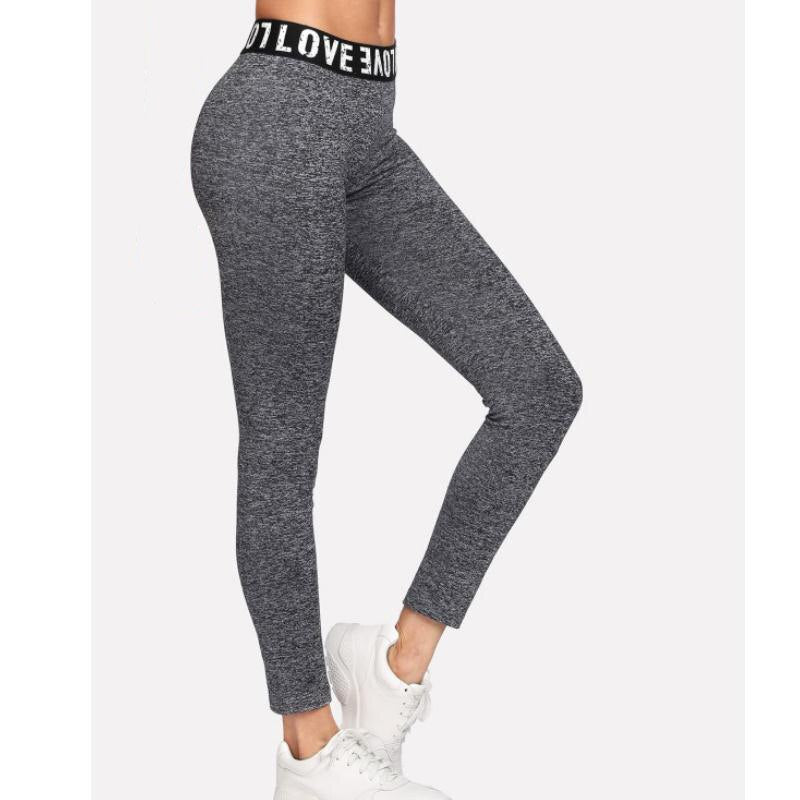 Ogilvy Mather 2020 Fashion Leggings For Women Workout Leggins Fitness Sports Stretch Trousers Slim Long Black Letter Print Pants