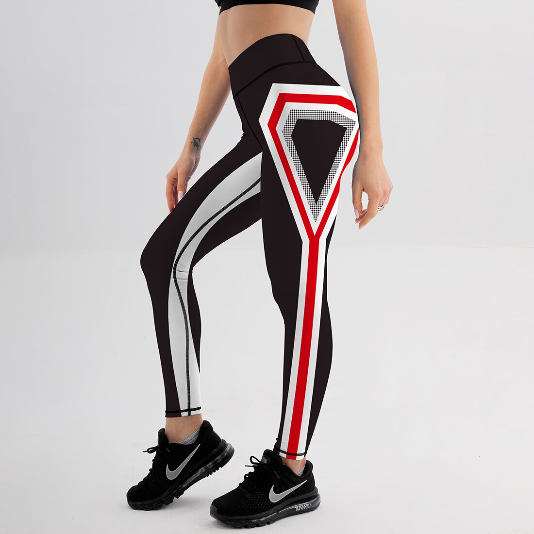 New Sexy High Waist Fitness Printed Leggings Women Workout Push Up Legging Fashion Bodybuilding Jeggings Women Pants