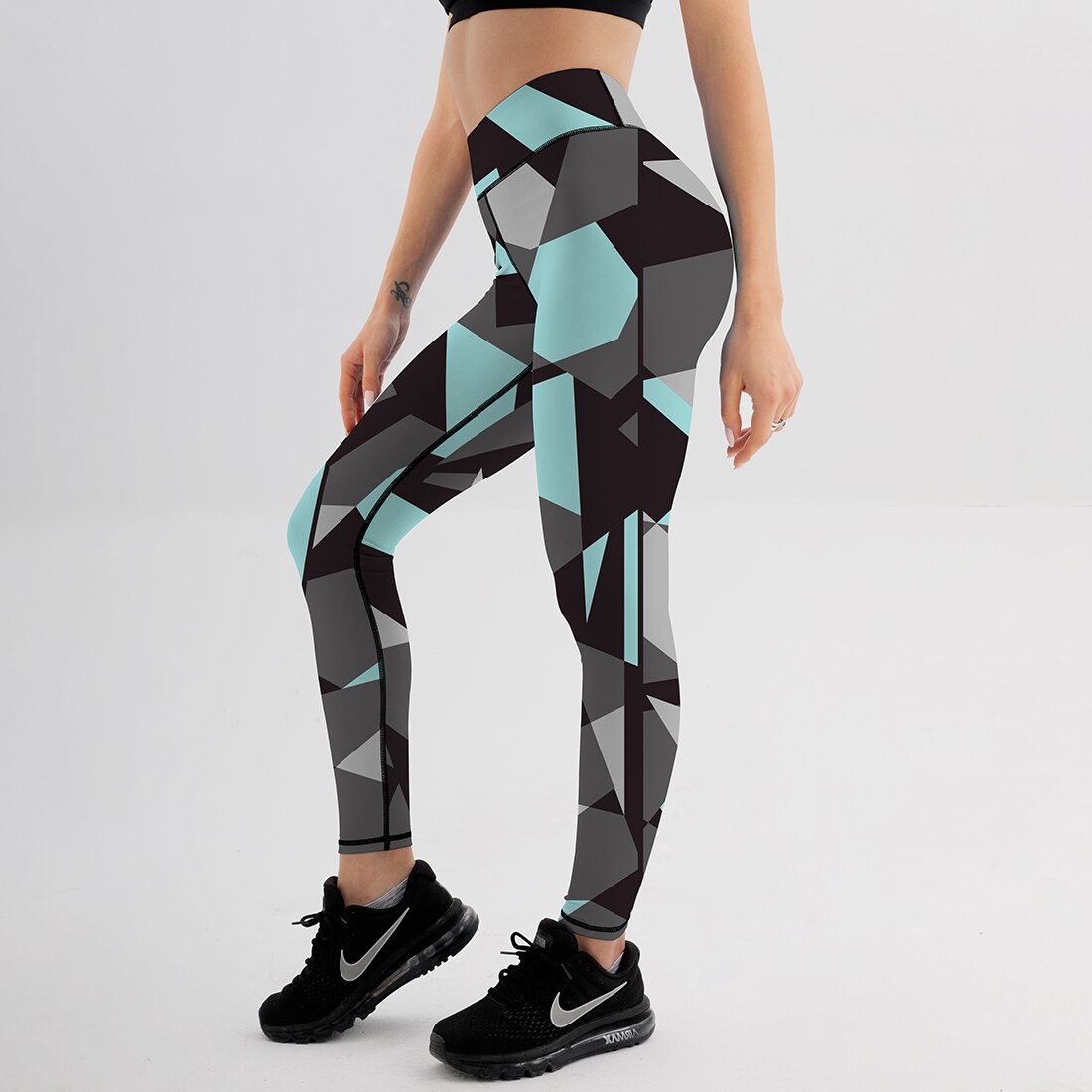 New Sexy High Waist Fitness Printed Leggings Women Workout Push Up Legging Fashion Bodybuilding Jeggings Women Pants