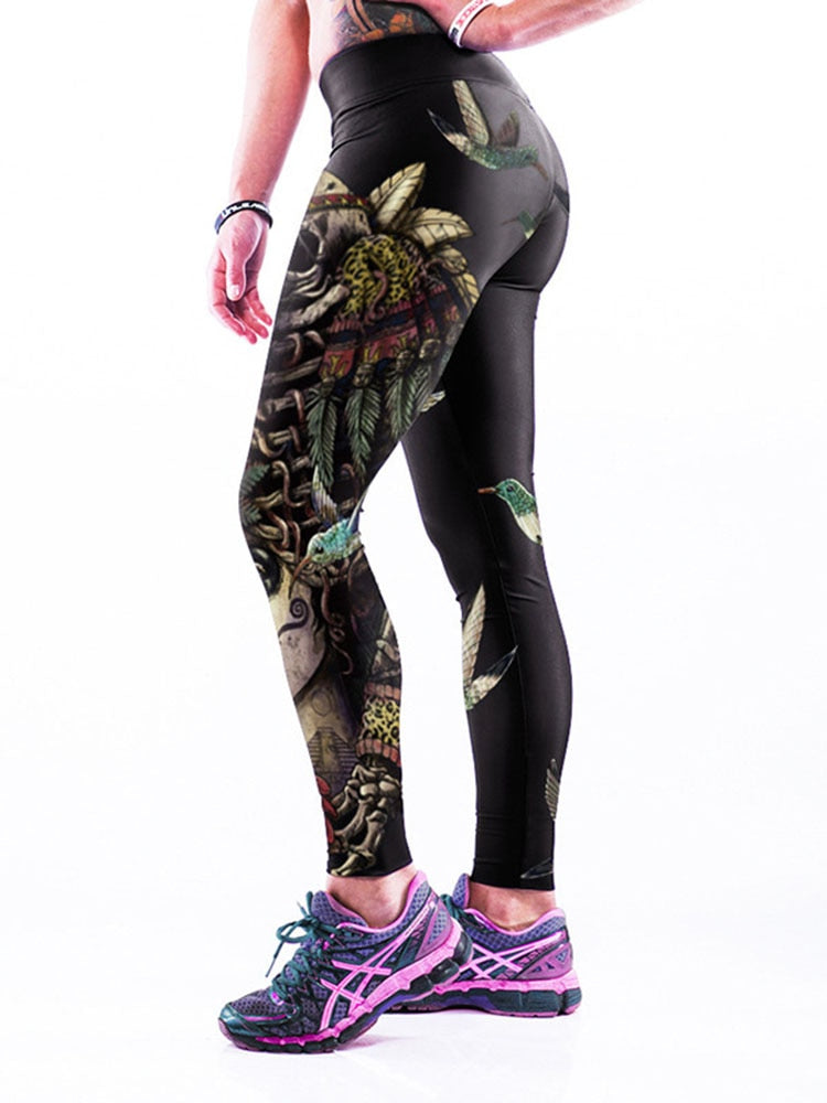 3D Cat Print Leggings Women Workout Fitness Legging Slim Pants High Waist Tights Leggins S~3XL