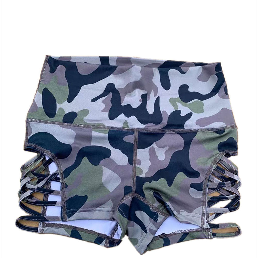 2022 Summer Camo Shorts Women Gym Sports Yoga Shorts Fitness Workout Push Up Leggings Seamless High Waist Running Short Pants