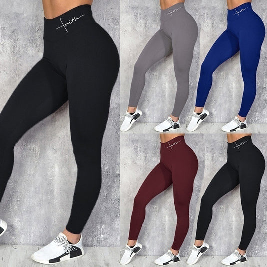 High Waist Leggings Fitness Clothes Slim Ruched Bodybuilding Women's Pants Athleisure Pants