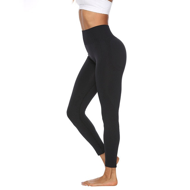 Kaminsky 14 couleurs taille haute Leggings sans couture pour les femmes solide Push Up Leggins athlétique pantalons de survêtement vêtements de sport Fitness Leggings